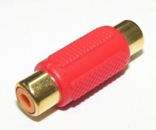 RCA Double Jack Plastic Red